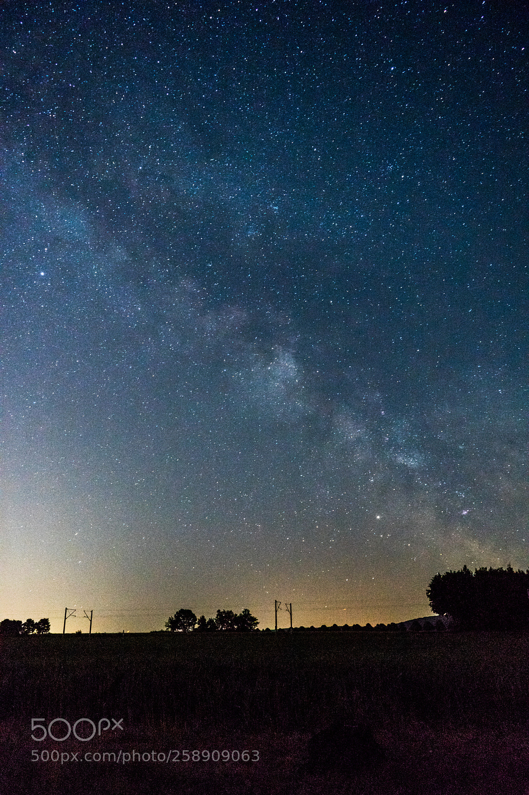 Sony a7 II sample photo. Milky way in hannover photography
