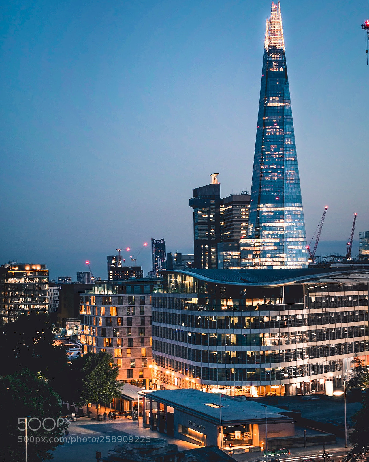 Nikon D5300 sample photo. Blue hour and city photography
