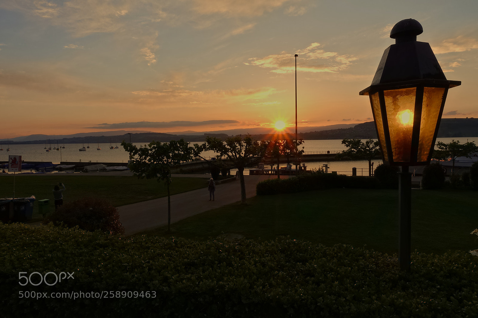 Sony DSC-RX100M5 sample photo. Sunset in murten photography