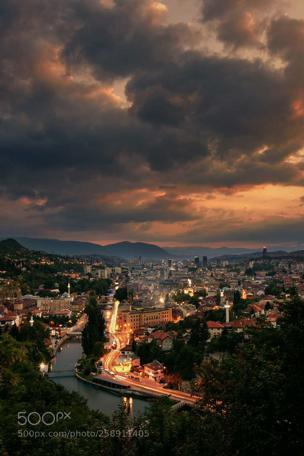 Nikon D7200 sample photo. Sarajevo - lights in photography