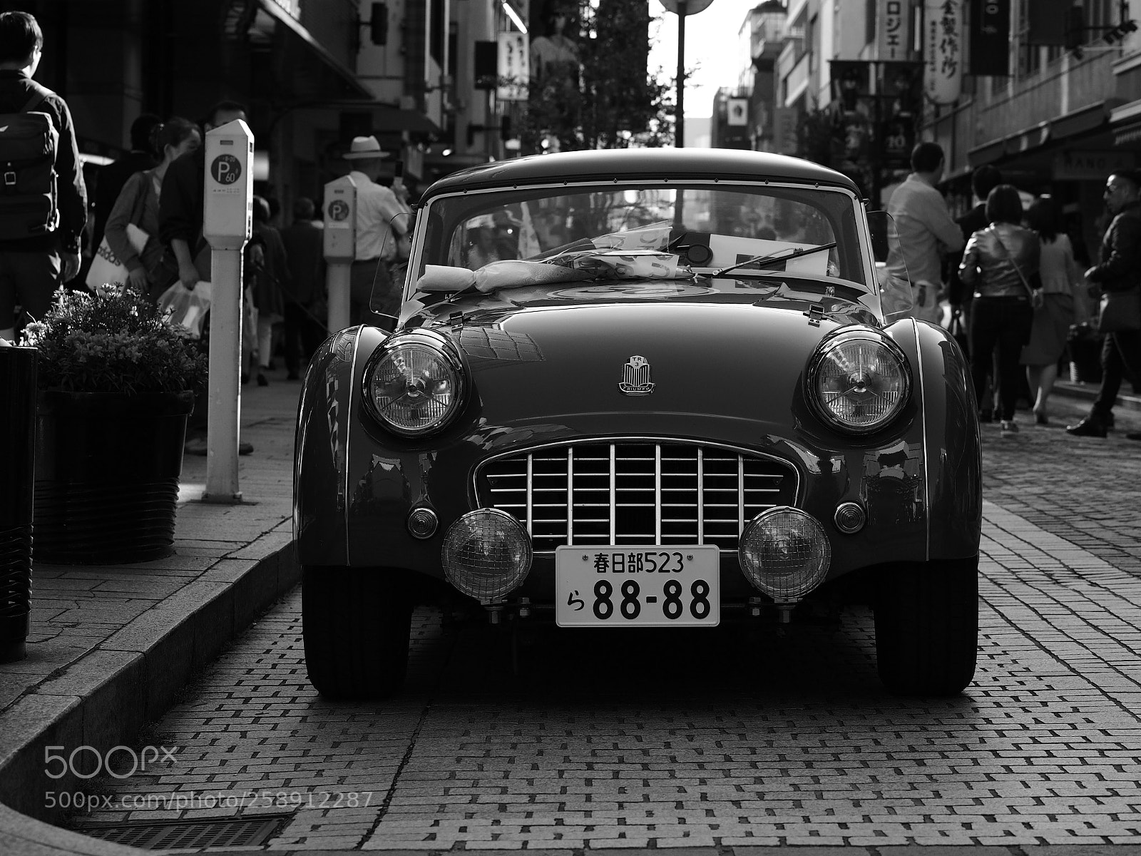 Olympus OM-D E-M1 sample photo. Triumph tr3　1957 photography