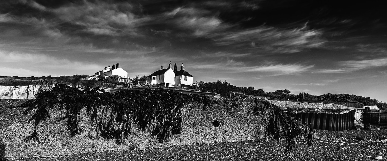 Nikon D5300 sample photo. The cottages at cuckmere photography