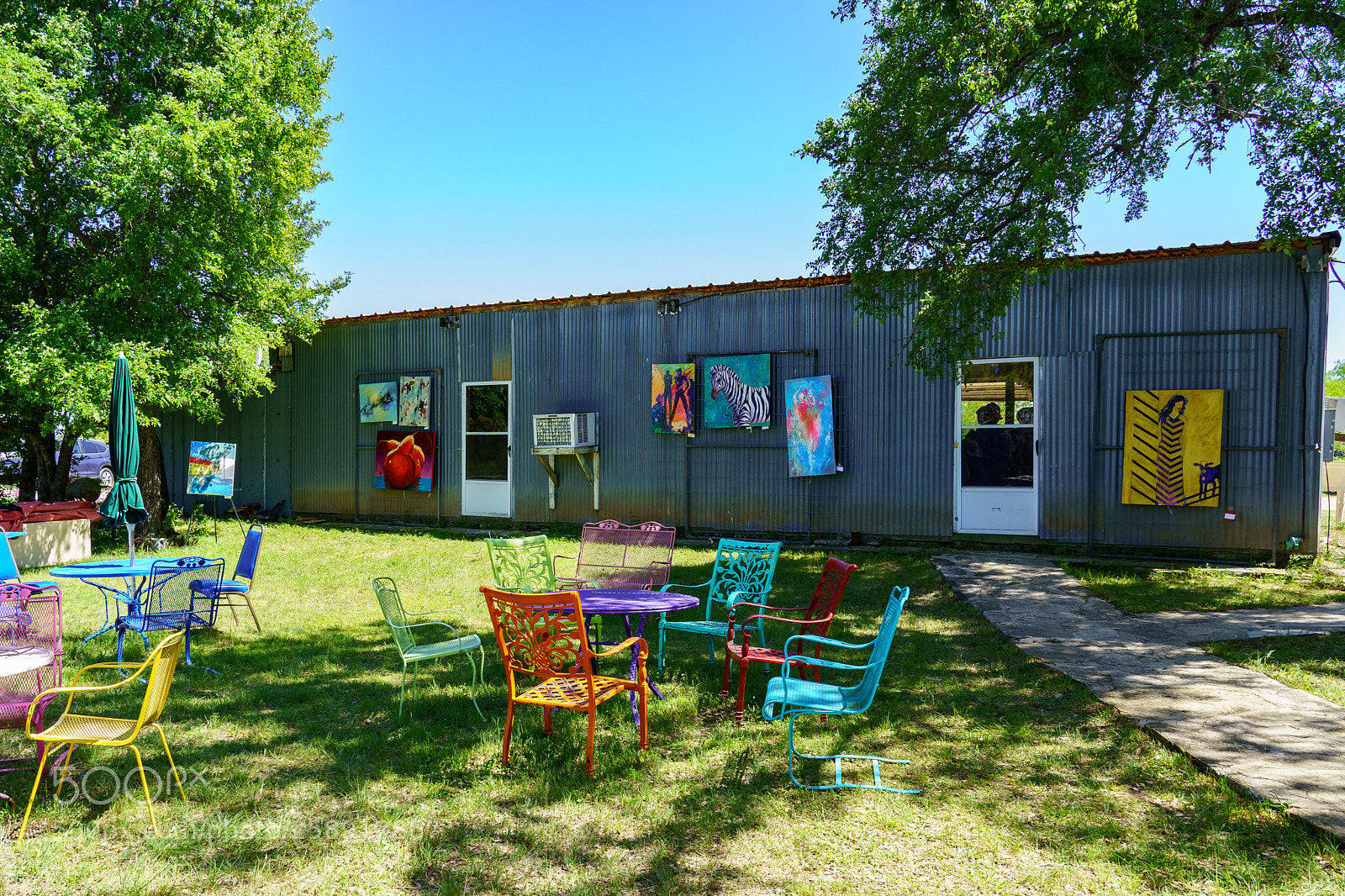 Sony a7 III sample photo. Hill country art studio photography