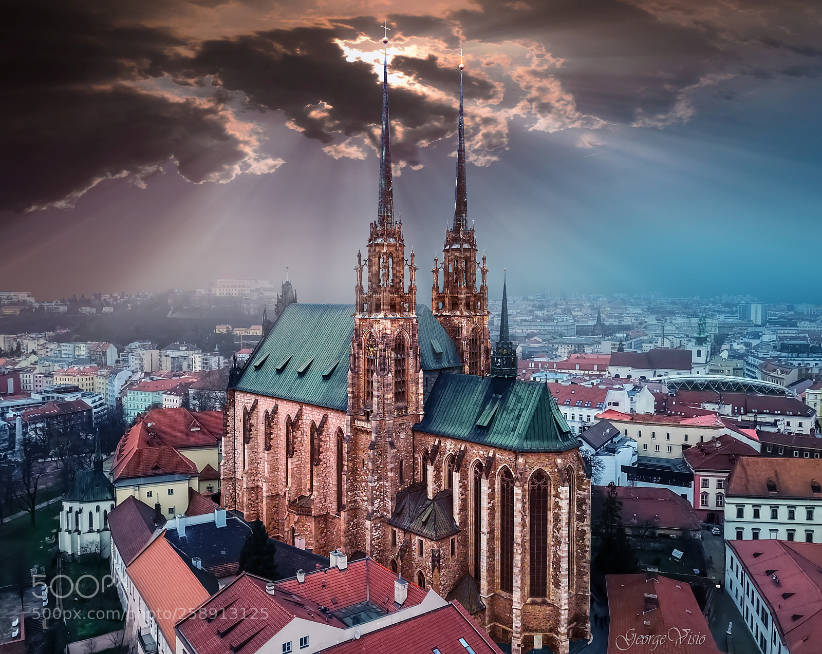 DJI FC220 sample photo. Brno photography