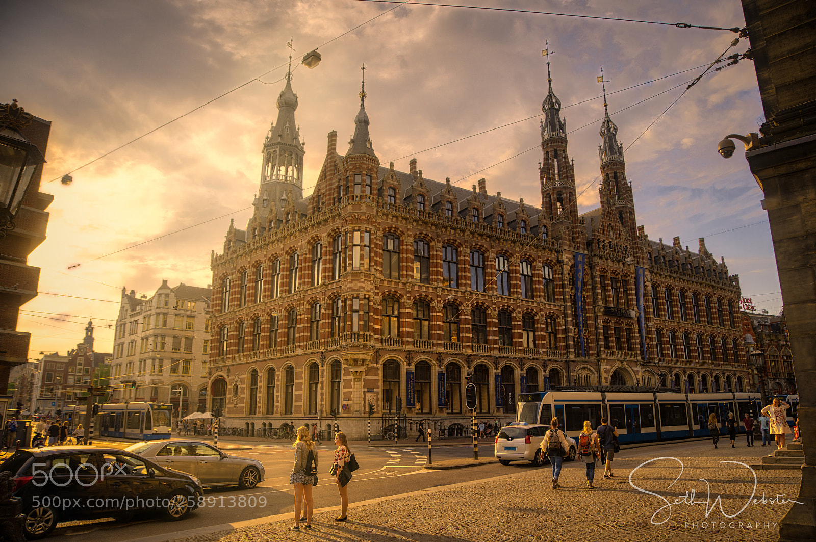 Sony a7R III sample photo. Sunset in amsterdam, again photography