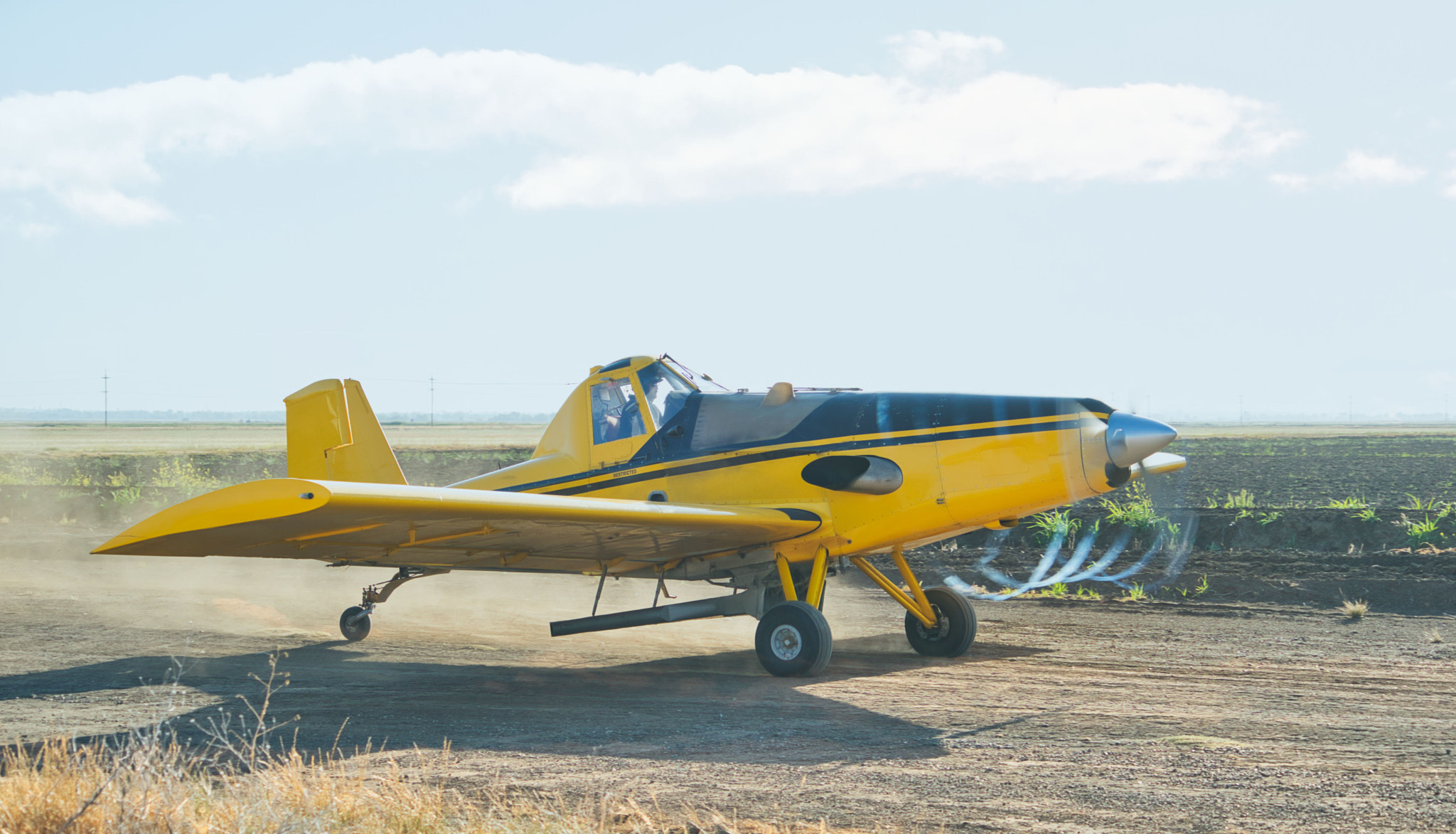 Sony a7 II sample photo. Air tractor photography