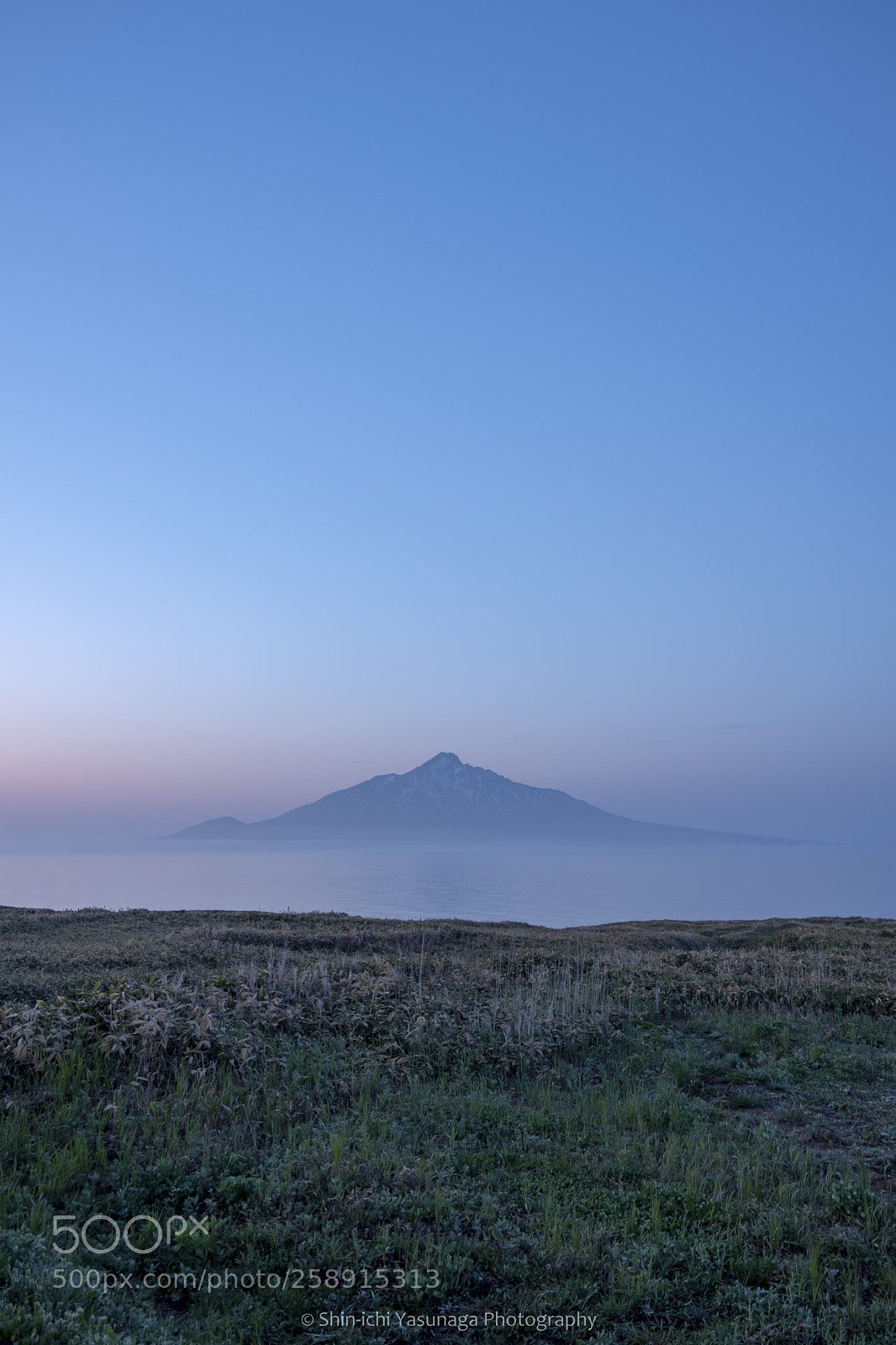 Pentax K-70 sample photo. Morning sky & mt.rishiri. photography