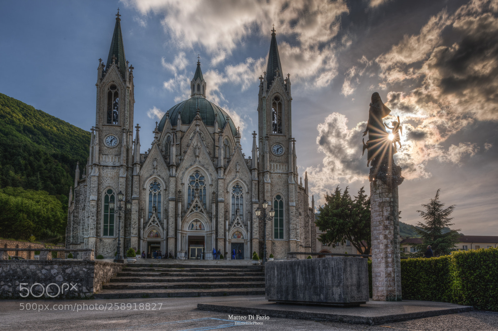 Nikon D750 sample photo. Basilica di castelpetroso photography
