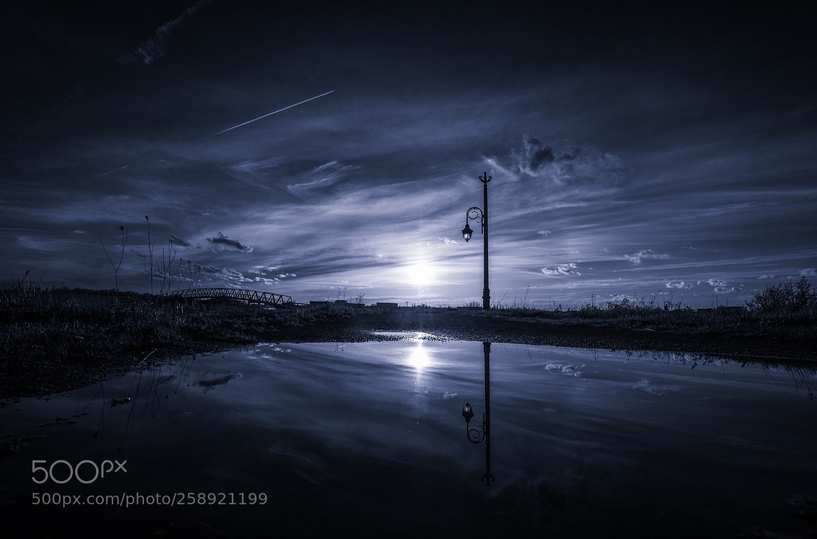 Nikon D810 sample photo. Monotone sunset photography