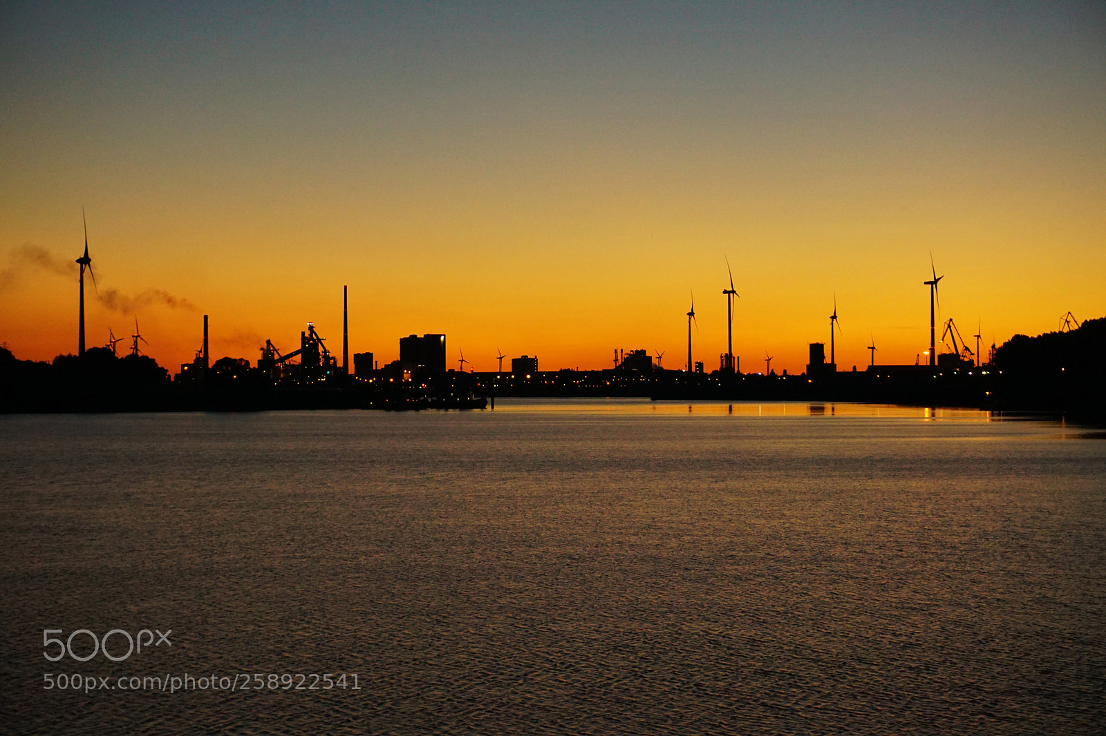 Sony a6000 sample photo. Industrial sunset photography