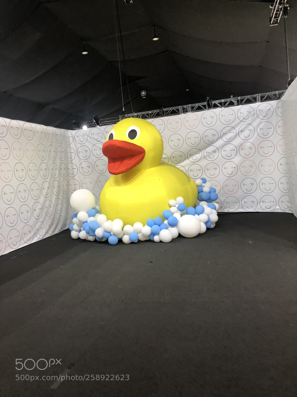 Apple iPhone X sample photo. Giant rubber ducky  photography