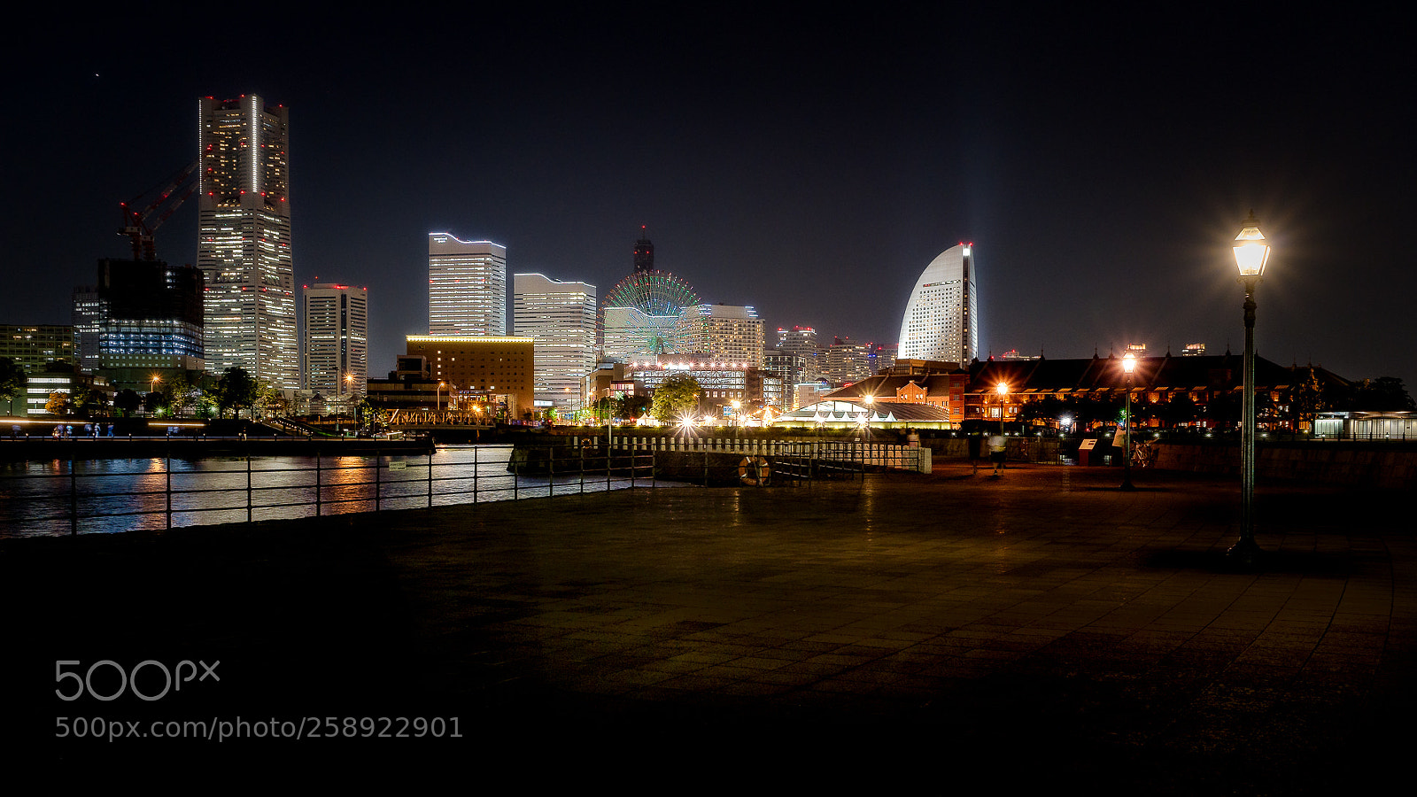 Sony a7 III sample photo. Jokohama by night photography