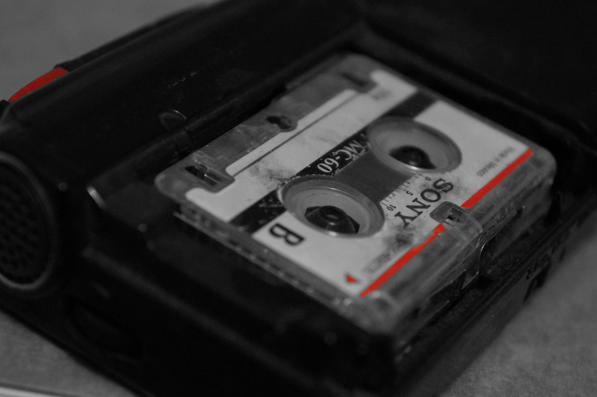 Sony Alpha a3000 sample photo. Cassette photography