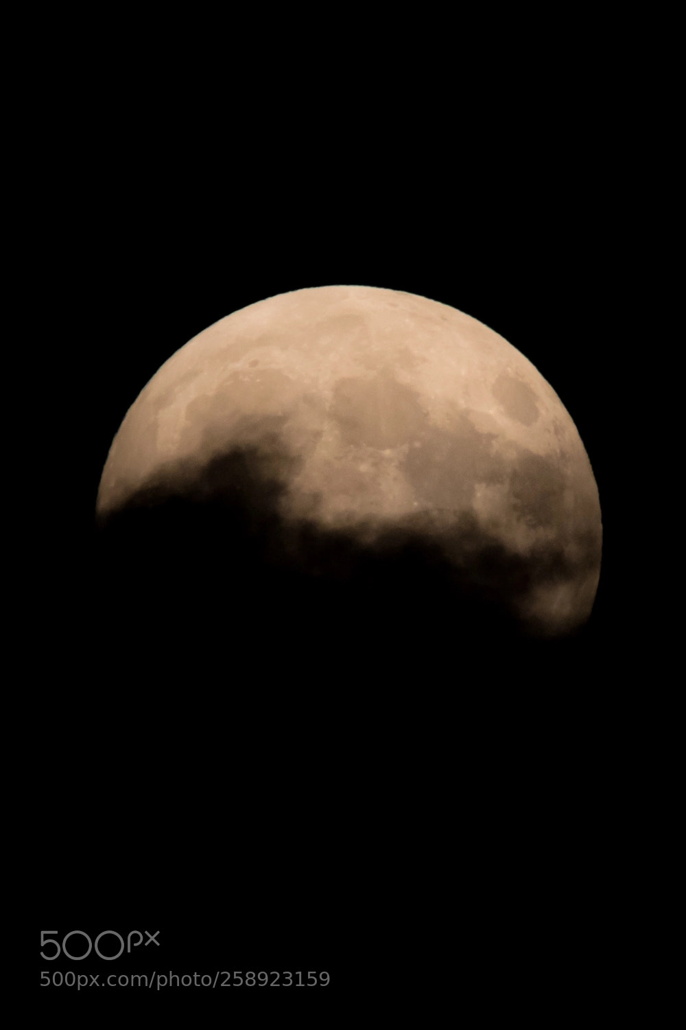 Nikon D7200 sample photo. Cloudy moon photography