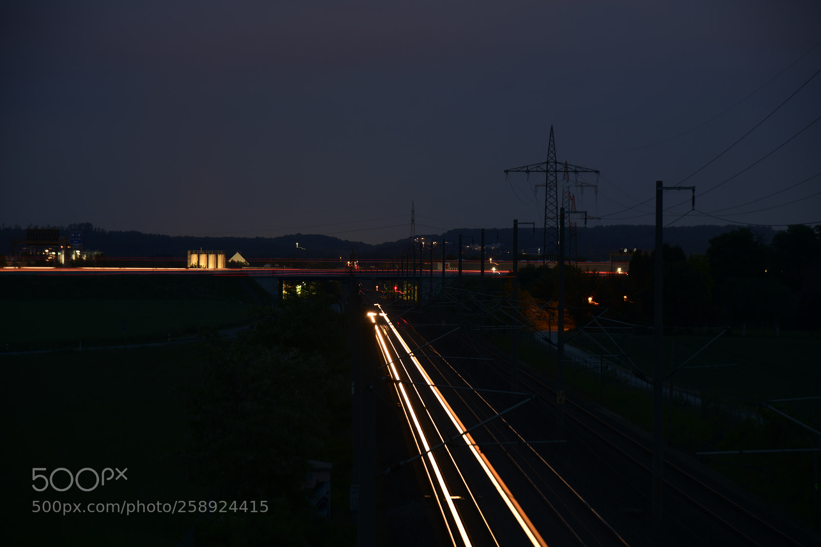 Nikon D850 sample photo. Highway und railway  photography