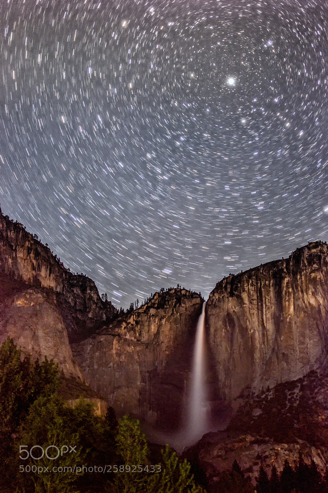 Nikon D3200 sample photo. Yosemite falls photography