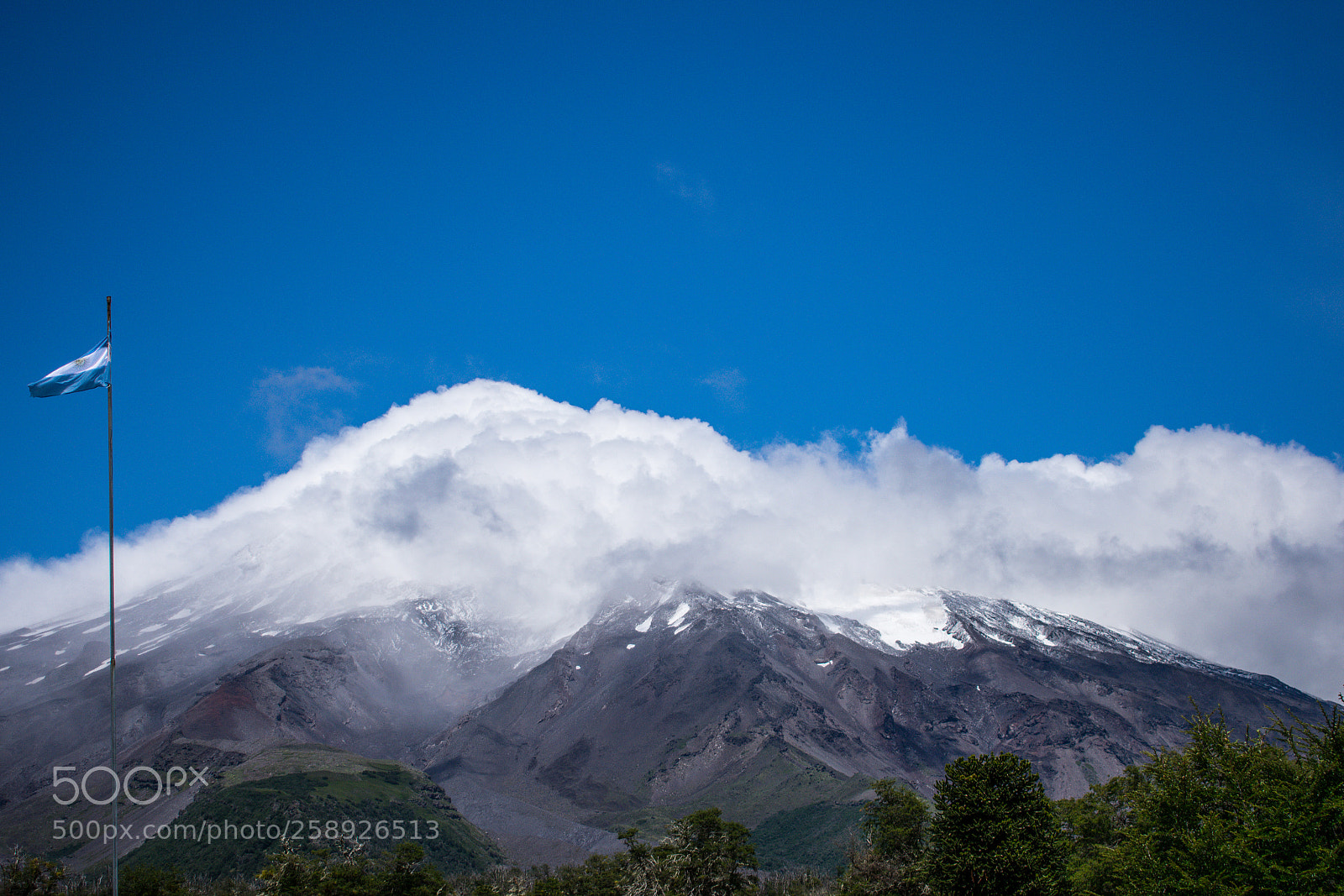 Nikon D3400 sample photo. Volcan lanin photography