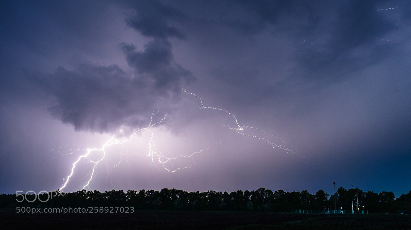 Nikon D3300 sample photo. Thunderstorm photography