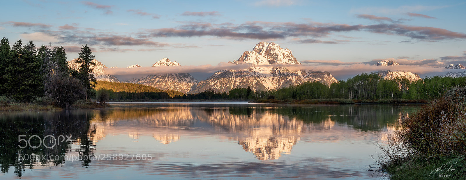 Nikon D750 sample photo. Spring sunrise oxbow bend photography