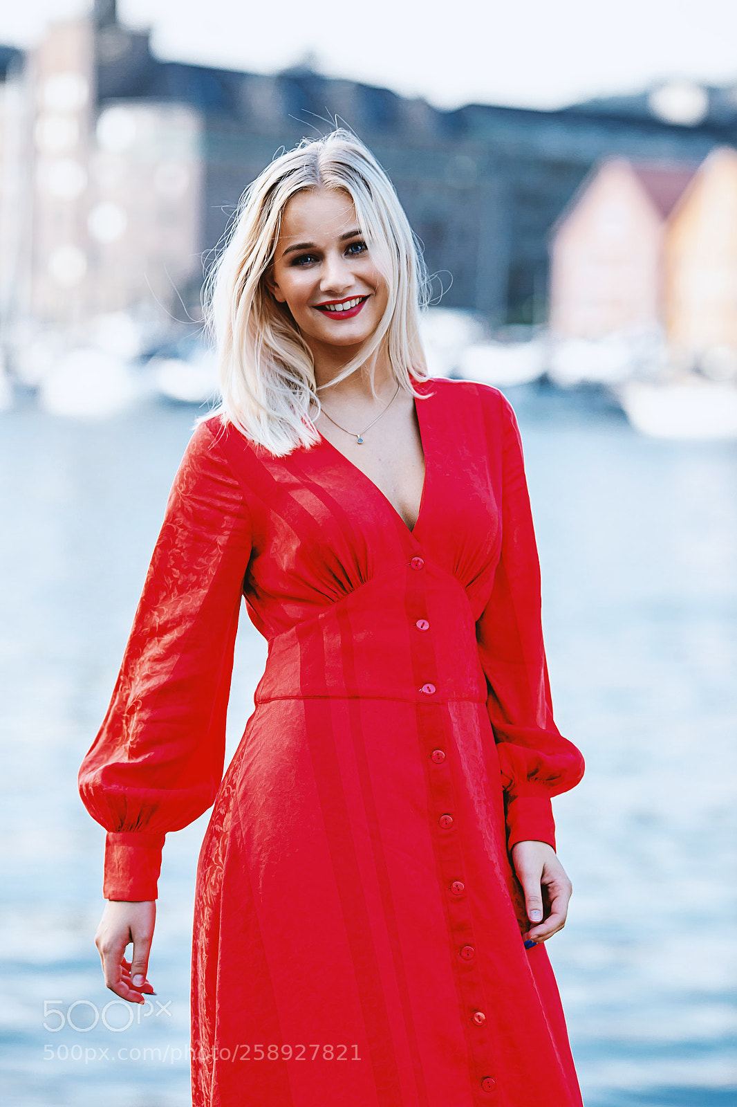 Canon EOS-1D X sample photo. Woman in red photography