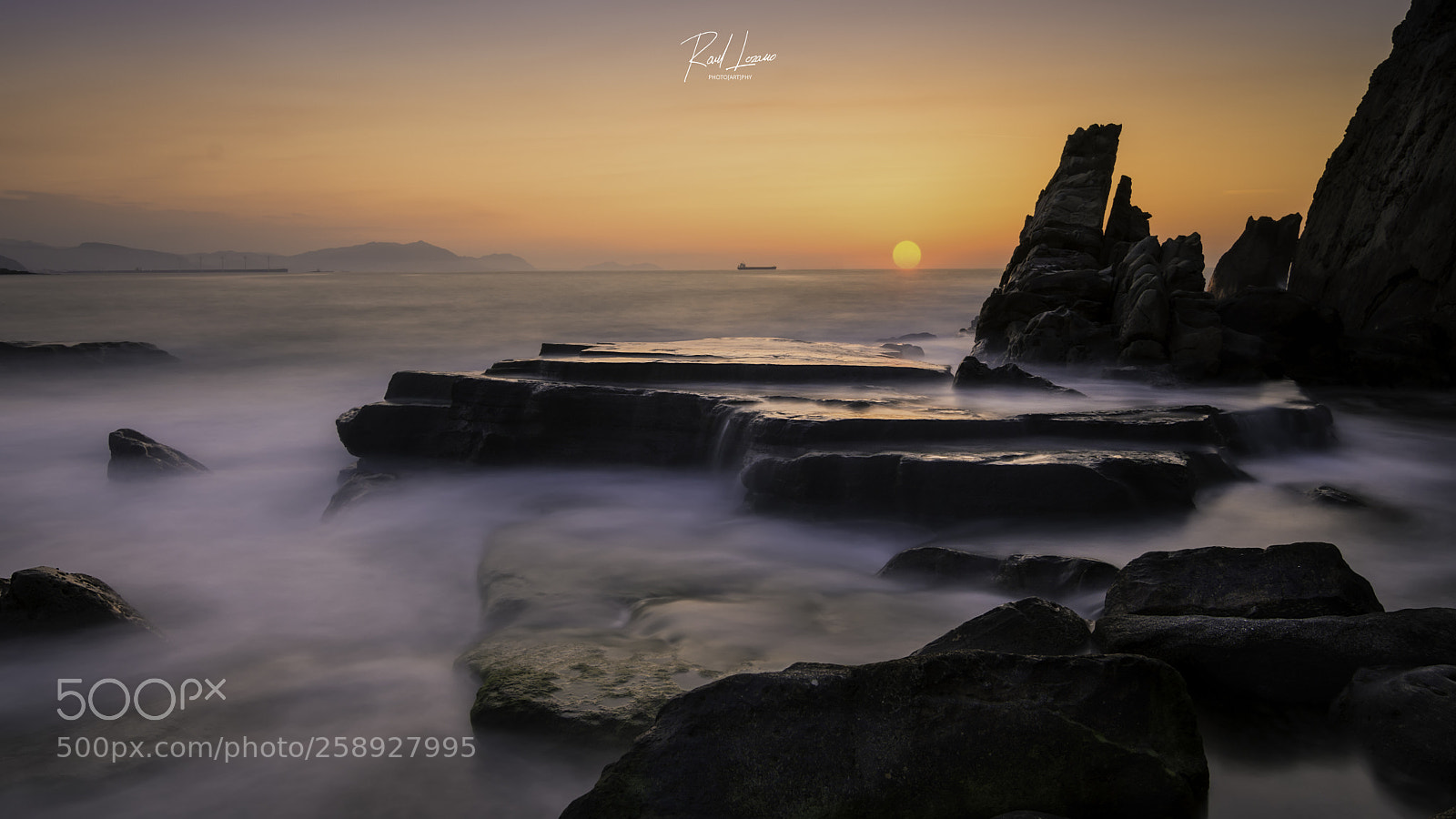 Nikon D7200 sample photo. Sunset at azkorri photography