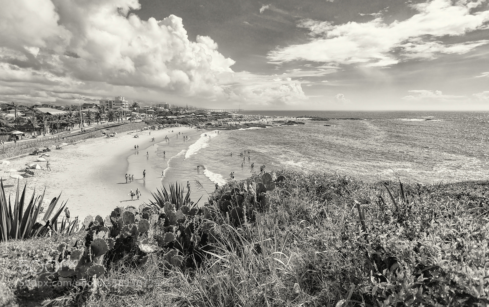 Canon EOS 6D sample photo. Monochrome beach photography
