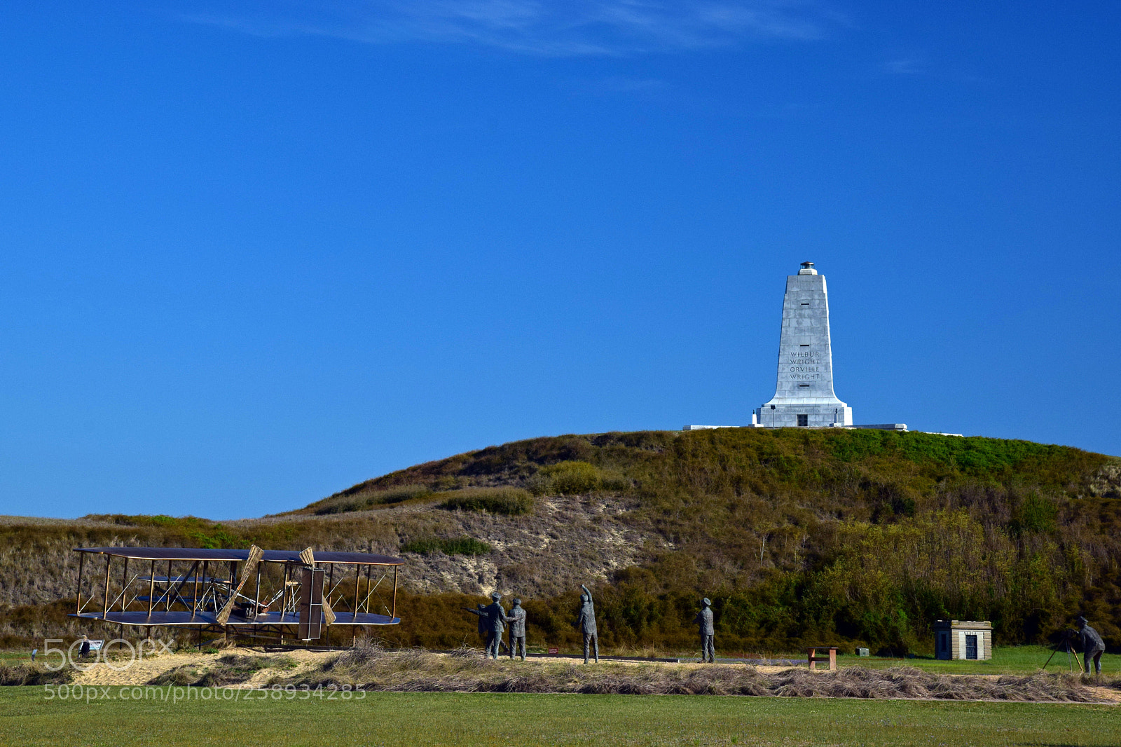 Nikon D5300 sample photo. Wright brother's memorial photography