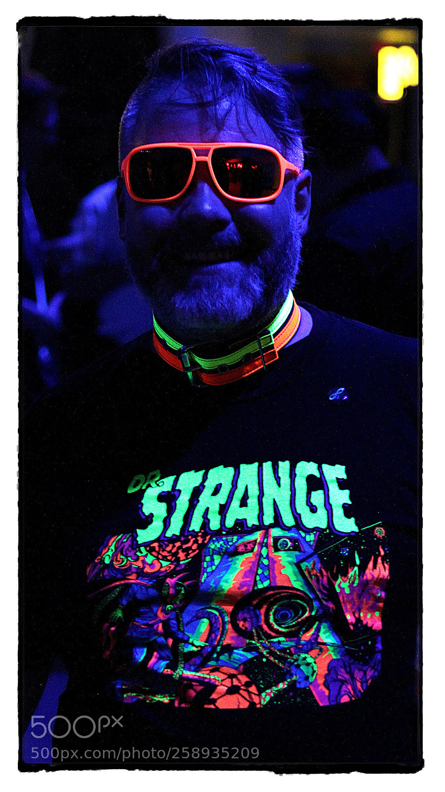 Canon EOS 7D sample photo. Bathed in black light photography
