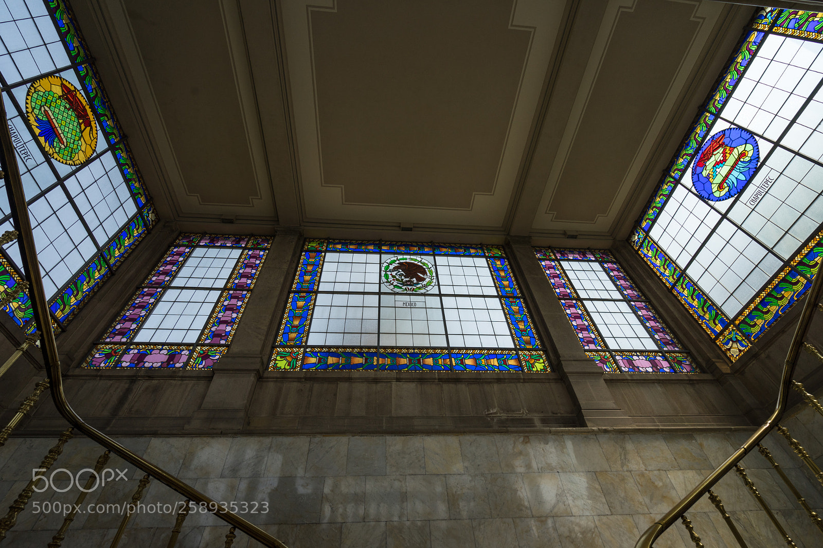 Sony a7 II sample photo. Chapultepec castle`s stairway photography