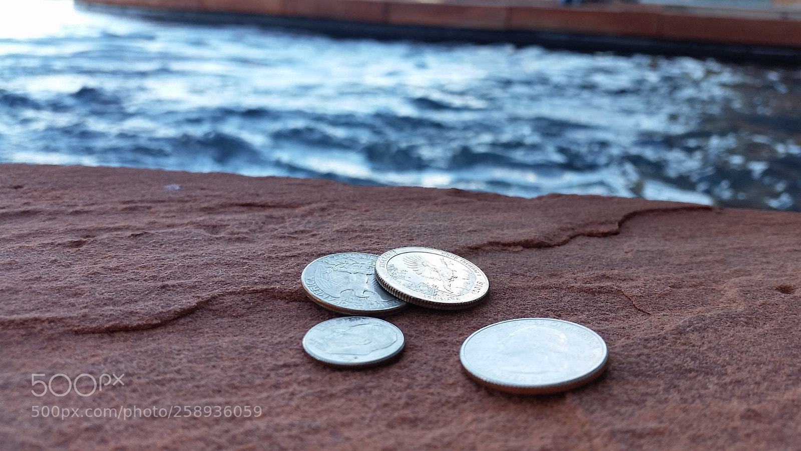 Samsung Galaxy S5 sample photo. Coins in front of photography