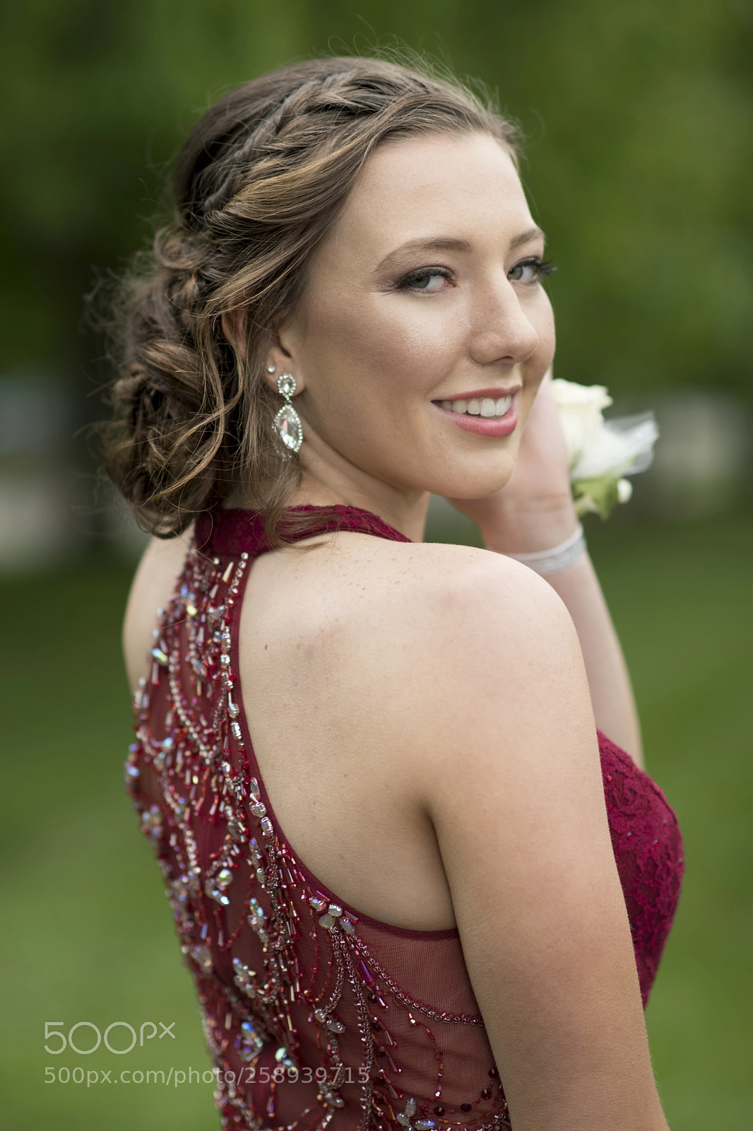 Nikon D850 sample photo. Prom portrait photography