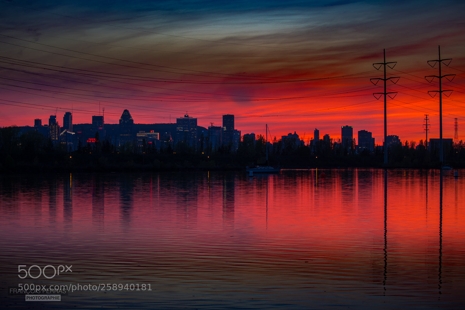 Canon EOS 5D Mark IV sample photo. Montreal on fire photography
