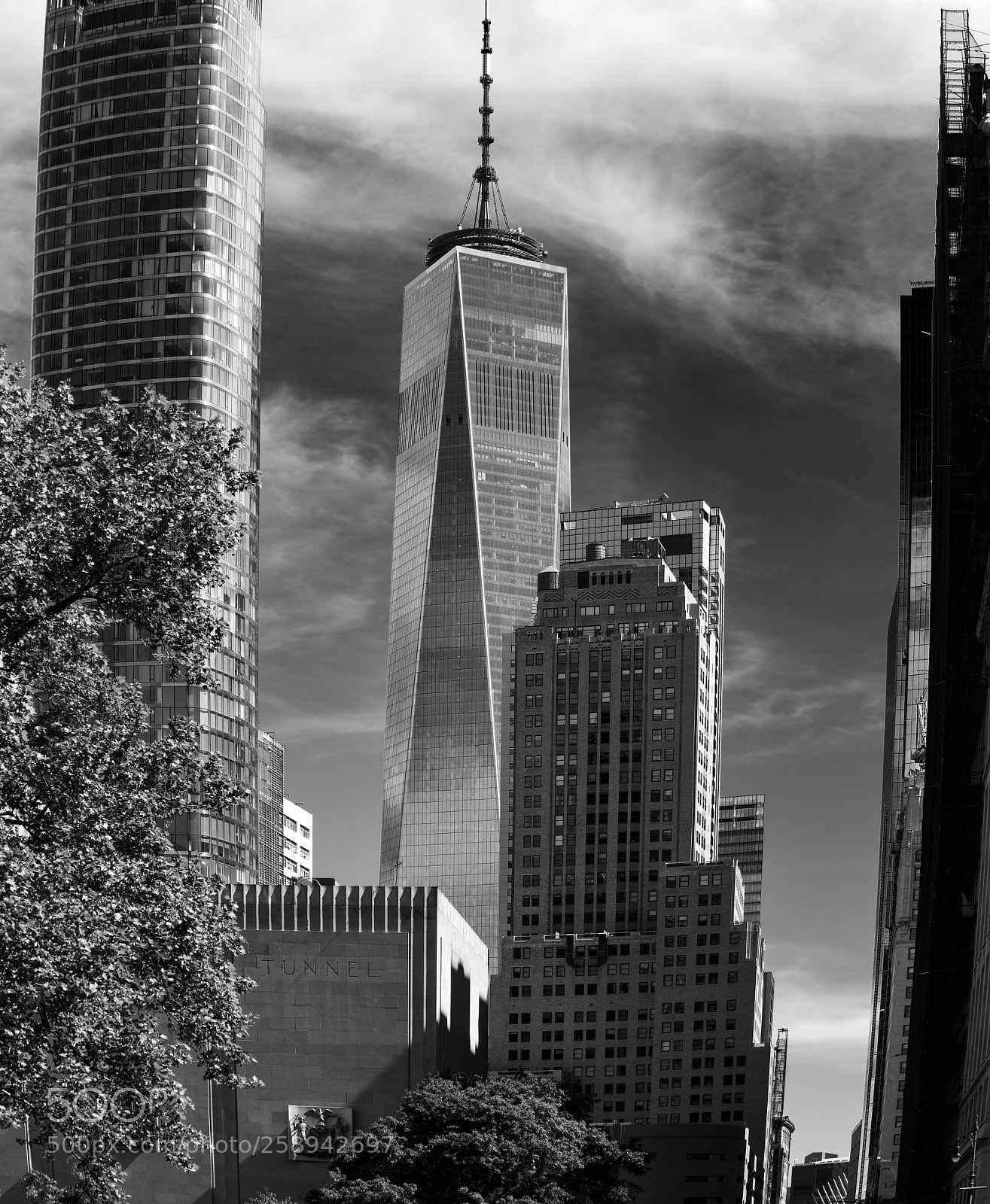 Sony a7R II sample photo. Freedom tower i _ bw photography