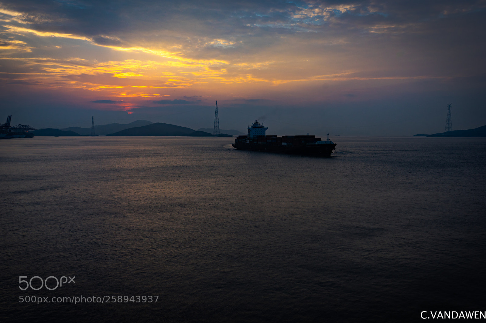 Sony a7 sample photo. Sunset at ningbo zhejiang photography