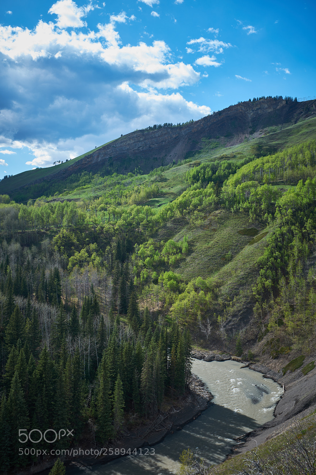 Fujifilm X100F sample photo. Sheep falls - kananaskis photography