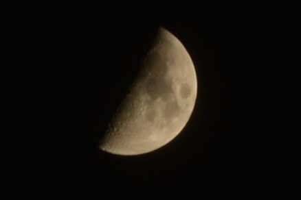 Nikon D5200 sample photo. Moon photography