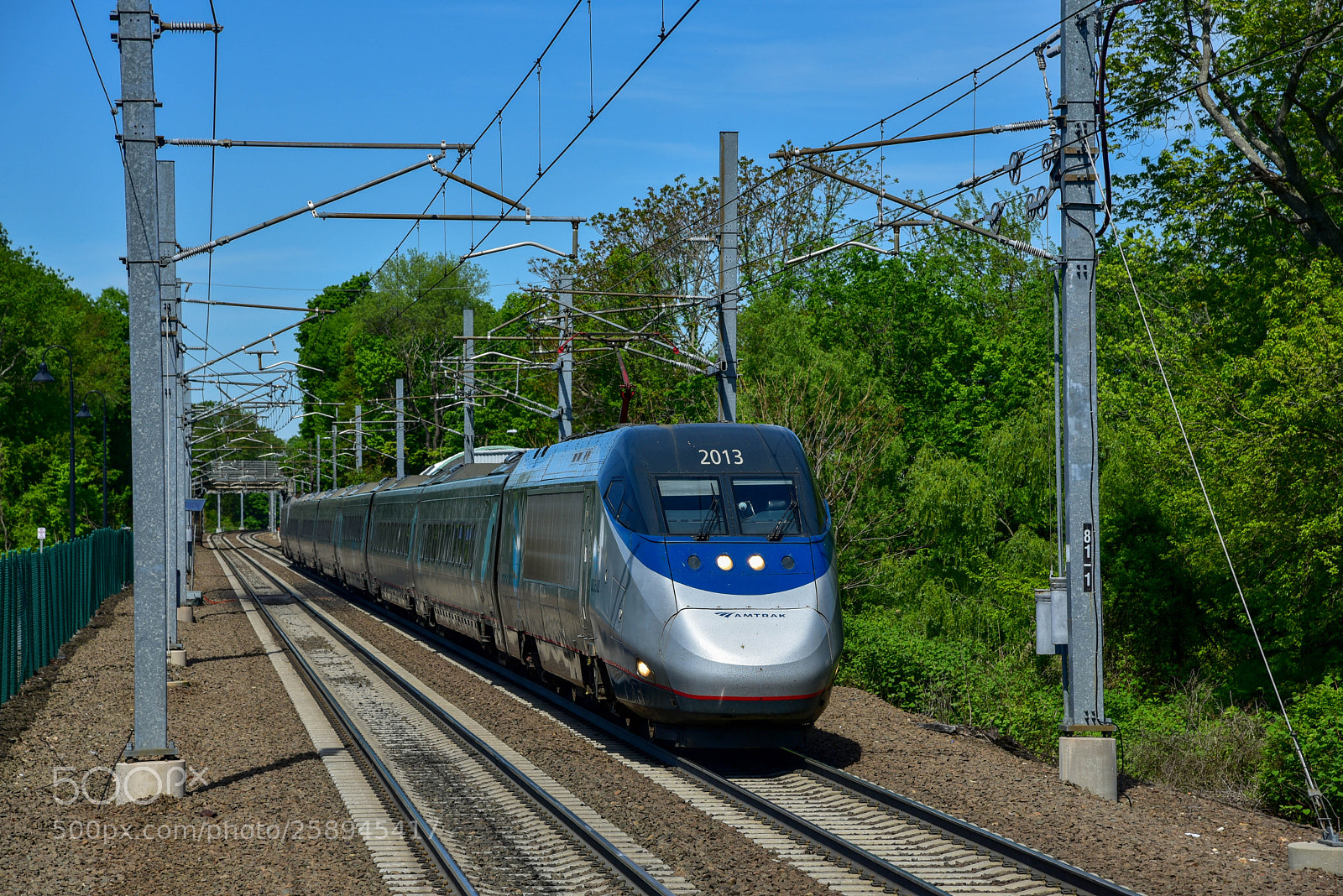 Nikon D750 sample photo. Acela moving under the photography