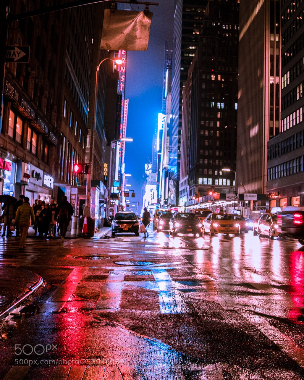 Canon EOS 80D sample photo. Reflective streets of nyc photography
