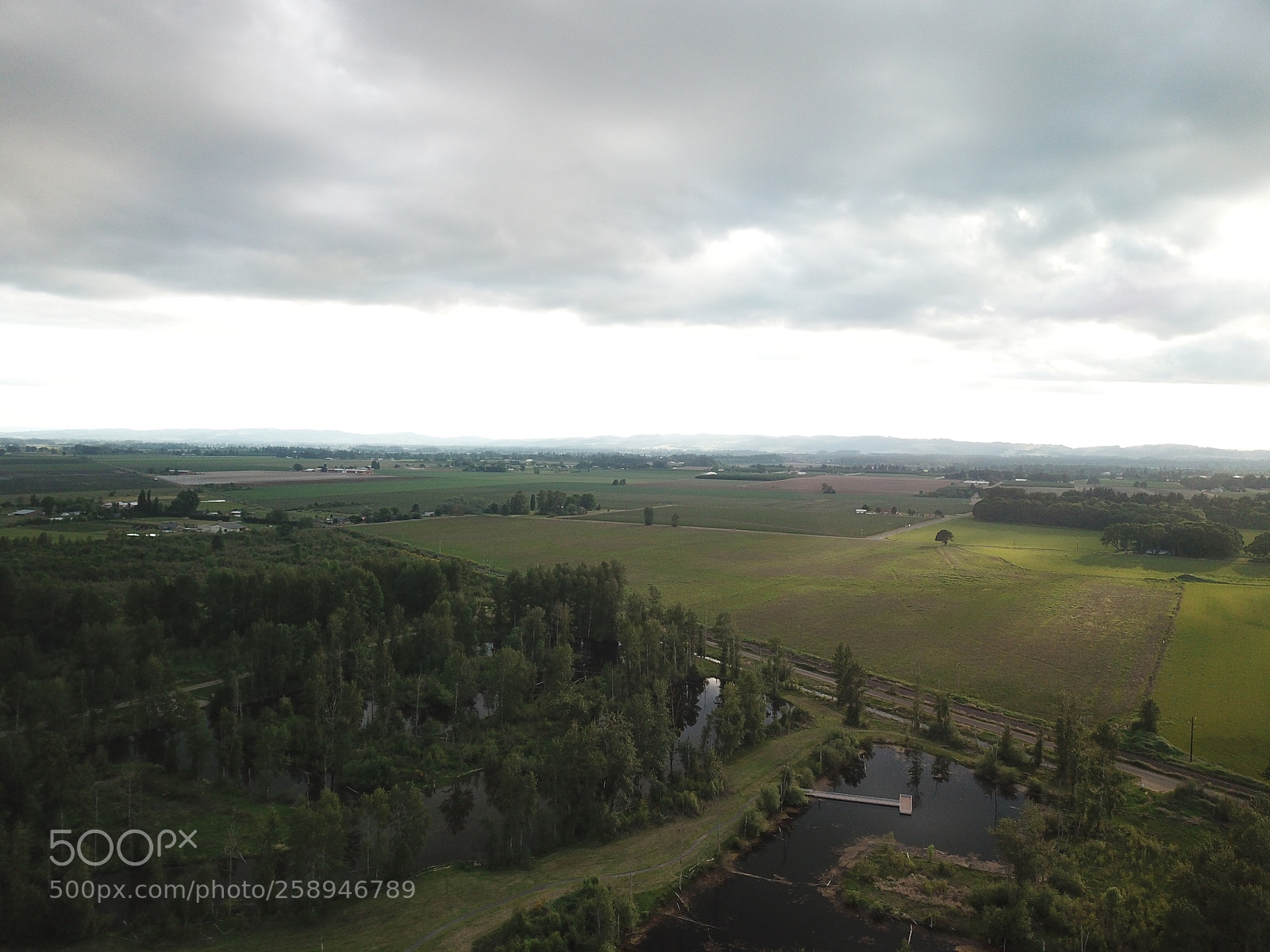 DJI FC220 sample photo. Fields photography