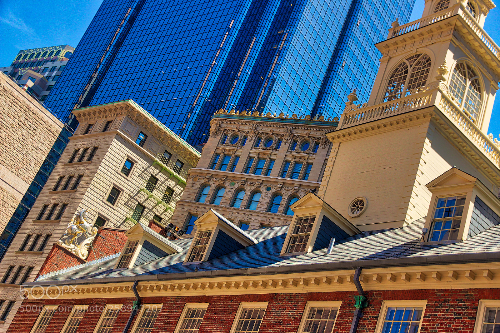 Canon EOS 600D (Rebel EOS T3i / EOS Kiss X5) sample photo. Boston old state house photography