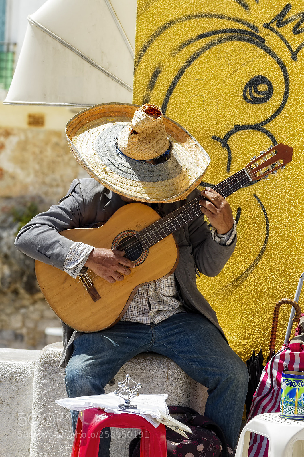 Canon EOS 7D sample photo. The guitar player photography