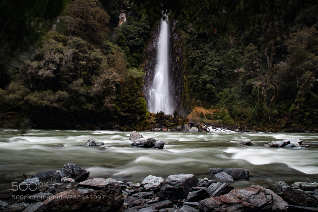 Canon EOS 5D Mark II sample photo. Thunder creek falls photography