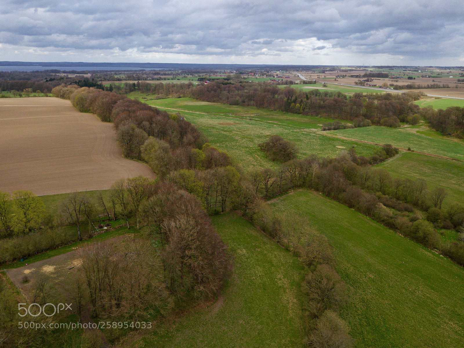 DJI FC220 sample photo. Cultivated field and other photography
