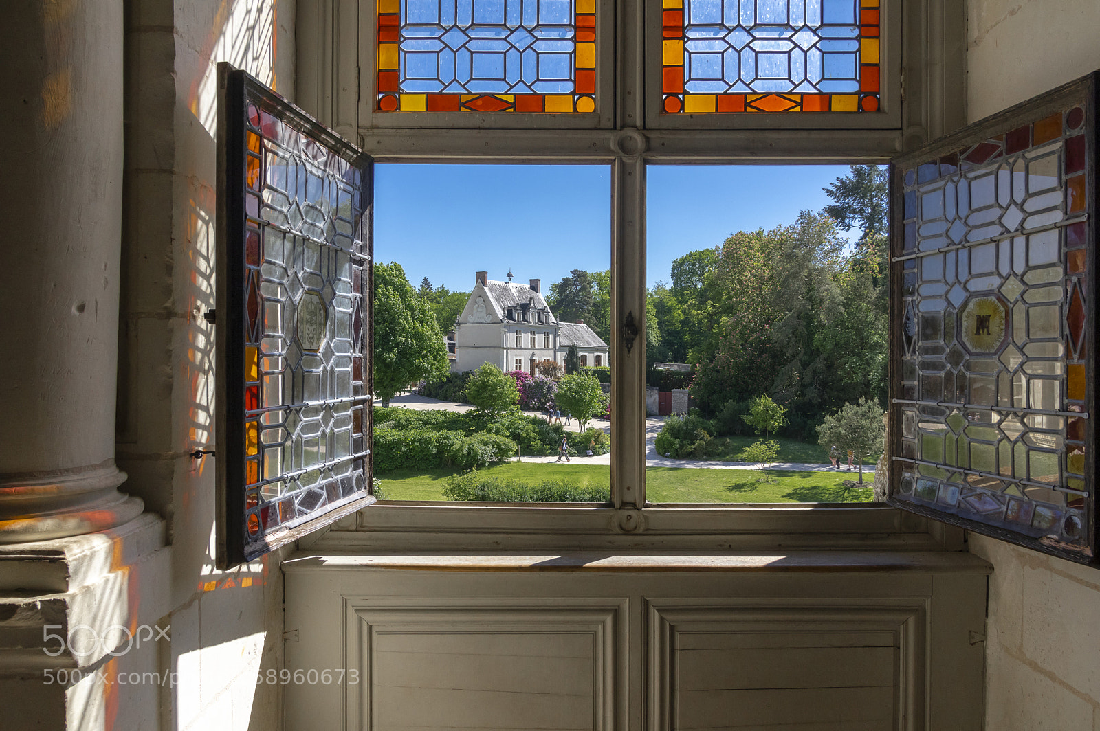 Pentax K-3 sample photo. Windows's chapel in chambord photography