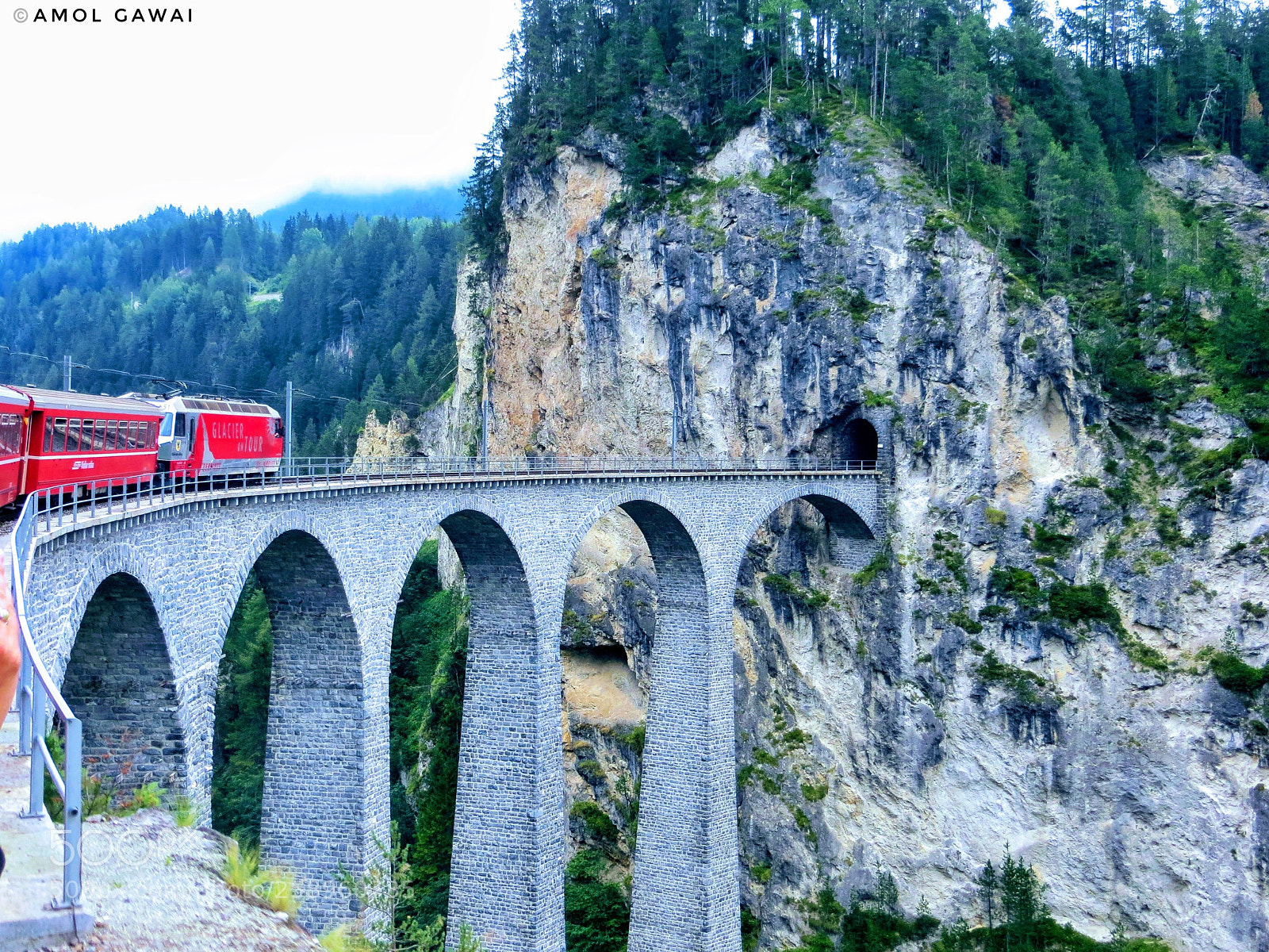 Canon PowerShot SX240 HS sample photo. The landwasser viaduct photography