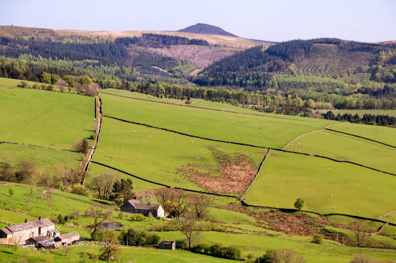 Canon EOS 6D sample photo. Stone walls and hills photography