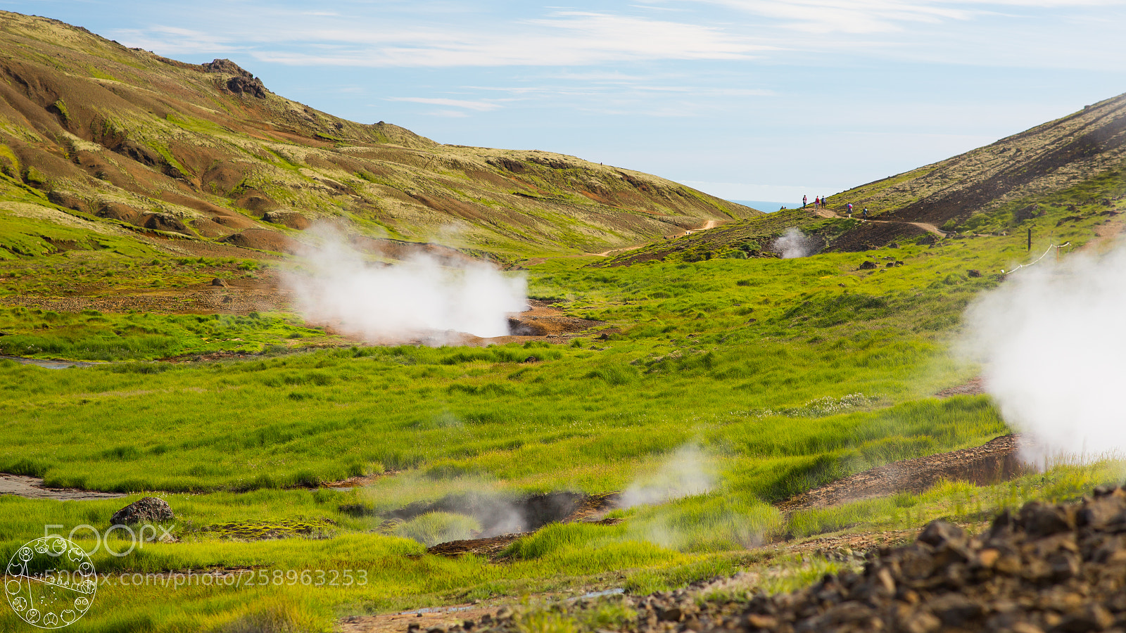 Canon EOS 6D sample photo. Reykjadalur - the steam photography