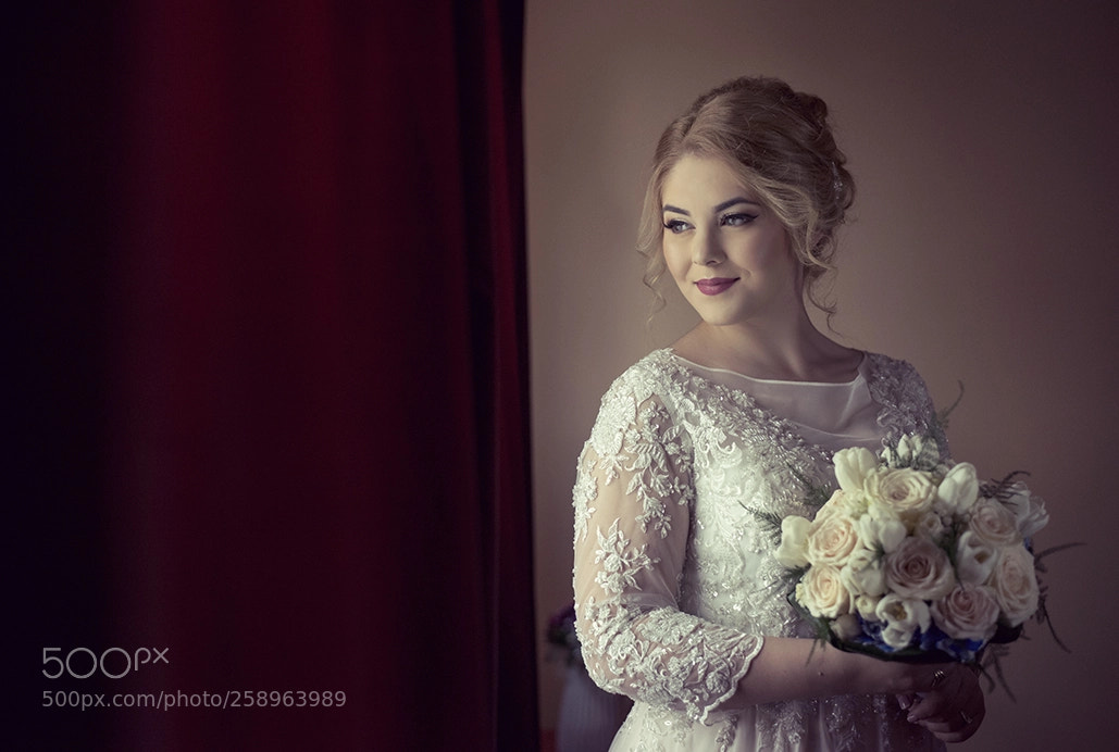 Nikon D810 sample photo. Bride photography