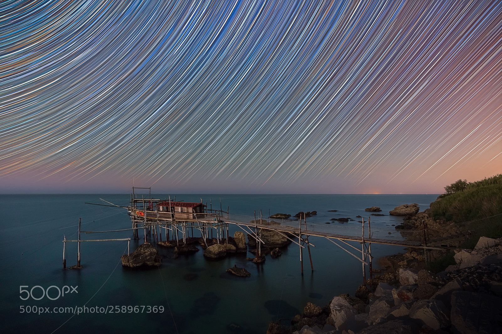 Sony a7R III sample photo. Notte al trabocco photography