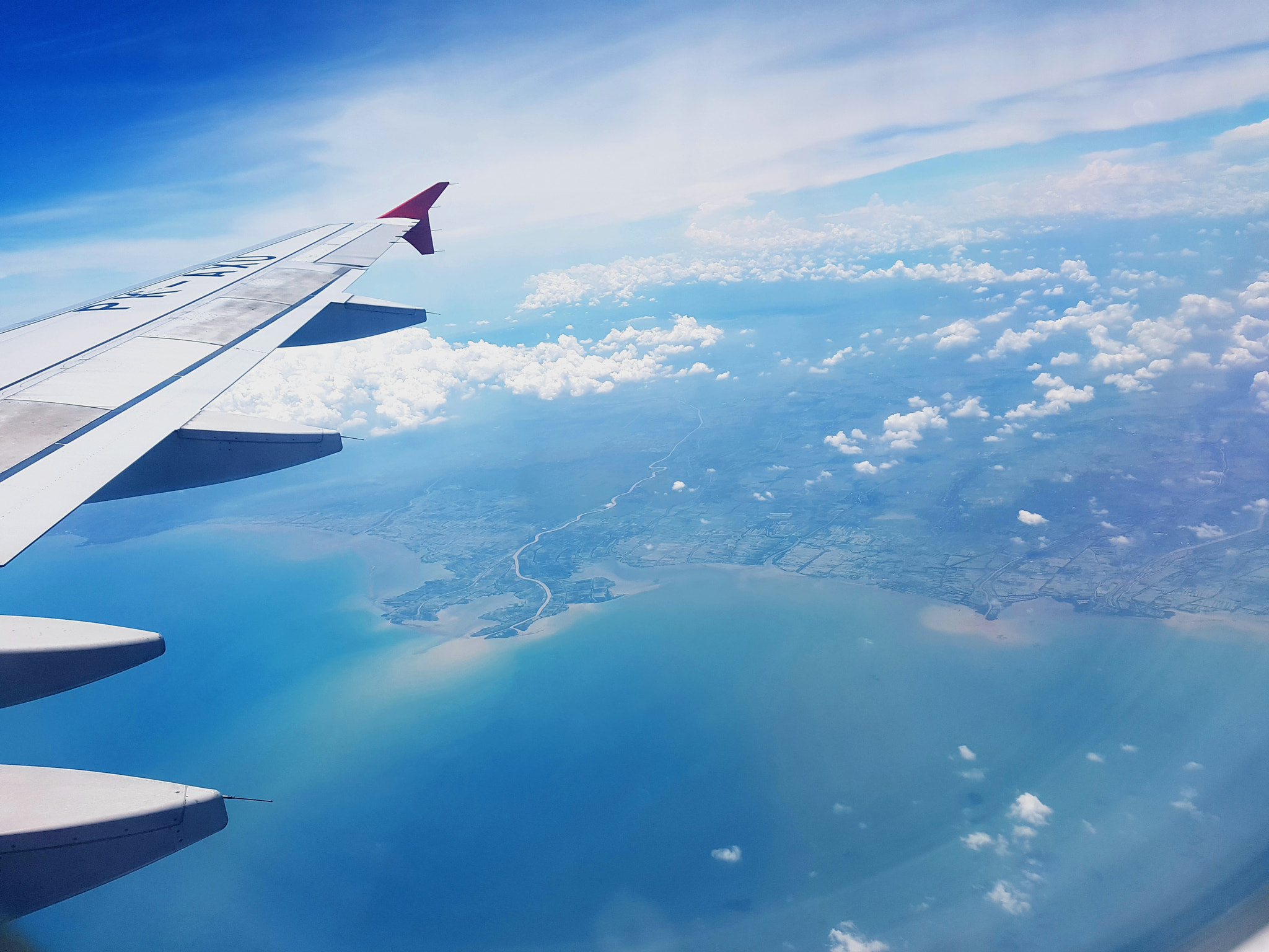 Samsung Galaxy Note Fan Edition sample photo. Plane's eye view photography